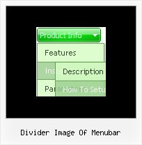 Divider Image Of Menubar Popupmenu In Javascript