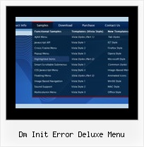 Dm Init Error Deluxe Menu Creating Dhtml Right Click Menu