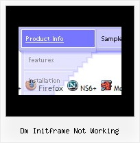 Dm Initframe Not Working Side Navigation Bar In Javascript
