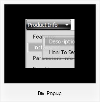 Dm Popup Javascript Collapsible Menu Tutorial