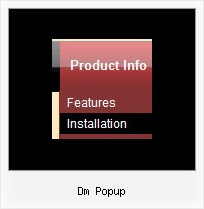 Dm Popup Web Design Pulldown Menu