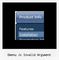 Dmenu Js Invalid Argument Tutorial Menu Vertical Javascript