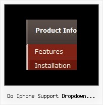 Do Iphone Support Dropdown Javascript Cselect E Absolute Position