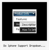 Do Iphone Support Dropdown Javascript Tab Menus With Submenu Web