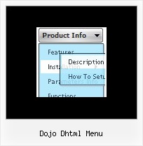 Dojo Dhtml Menu Website Tab Menu Script