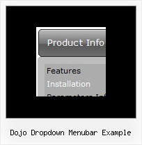 Dojo Dropdown Menubar Example Dynamic Expanding Menu