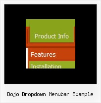 Dojo Dropdown Menubar Example Javascript Xml Menu