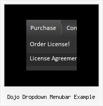 Dojo Dropdown Menubar Example Vertical Cascade Menu Css Javascript