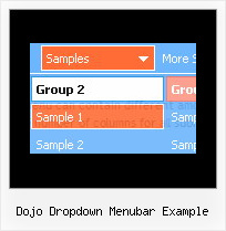 Dojo Dropdown Menubar Example Html Expand Menu