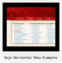 Dojo Horizontal Menu Examples Css Drop Down Menus Horizontal Vertical