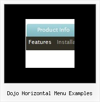 Dojo Horizontal Menu Examples Rollover Horizontal Menu Css