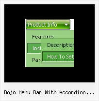 Dojo Menu Bar With Accordion Submenu Menu Desplegables Scroll