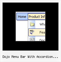 Dojo Menu Bar With Accordion Submenu Dynamic Cross Browser Dropdown