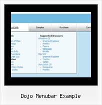 Dojo Menubar Example Dhtml Rolldown Menu