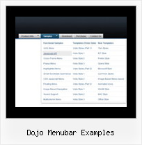 Dojo Menubar Examples Drop Down Menu Java