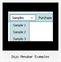 Dojo Menubar Examples Collapsible Menu With Flyout