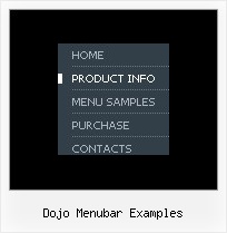 Dojo Menubar Examples Sliding Navbar Javascript