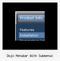 Dojo Menubar With Submenus Css Horizontal Menu Bar