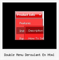 Double Menu Deroulant En Html Javascript Floating Navigation