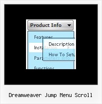 Dreamweaver Jump Menu Scroll Java Script Menu Maker