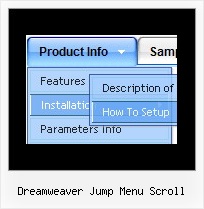 Dreamweaver Jump Menu Scroll Easy Drop Down