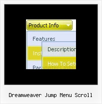 Dreamweaver Jump Menu Scroll Easy Drop Down Menus Sample