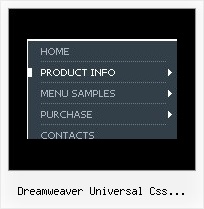 Dreamweaver Universal Css Navigation Menu How To Make Javascript Menus Netscape