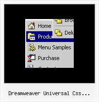 Dreamweaver Universal Css Navigation Menu Menus De Paginas