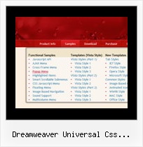 Dreamweaver Universal Css Navigation Menu Dhtml Transparent Menu Maker