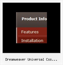 Dreamweaver Universal Css Navigation Menu Menu Maker Template