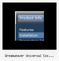 Dreamweaver Universal Css Navigation Menu Html Dynamic Drop Down