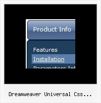 Dreamweaver Universal Css Navigation Menu Javascript For Tab Submenu