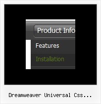 Dreamweaver Universal Css Navigation Menu Javascript Menu Tree Example