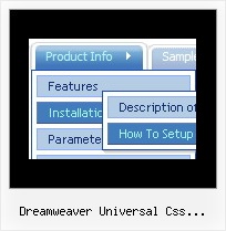 Dreamweaver Universal Css Navigation Menu Dhtml Menu Download