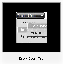 Drop Down Faq Dhtml Horizontal Submenu