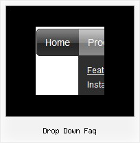 Drop Down Faq Example Vertical Navigation Menus