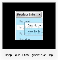 Drop Down List Dynamique Php Topmenu Jscript Example