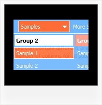 Drop Down Menu Cross Frame Example Dhtml Drop Down Menu