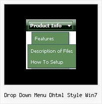 Drop Down Menu Dhtml Style Win7 Tree Javascript Dropdown