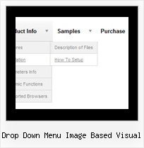 Drop Down Menu Image Based Visual Transparent Javascript Dropdown