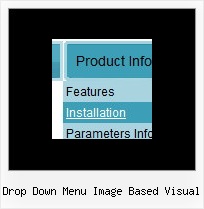 Drop Down Menu Image Based Visual Css Horizontal Menu Pulldown