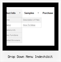 Drop Down Menu Indexhibit Javascript Menu Bars