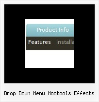 Drop Down Menu Mootools Effects Javascript Menu Trees