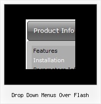 Drop Down Menus Over Flash Creating Sliding Menus