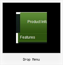 Drop Menu Example Menu