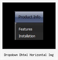 Dropdown Dhtml Horizontal Img Web Dynamic Menu