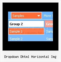 Dropdown Dhtml Horizontal Img Movable Javascript Menu