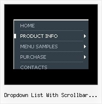 Dropdown List With Scrollbar Javascript Menu Screen In Unix