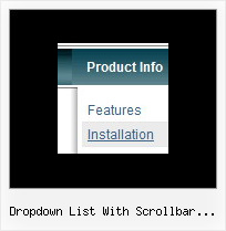 Dropdown List With Scrollbar Javascript Drop Down Menu Software