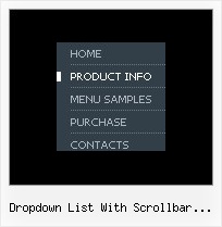 Dropdown List With Scrollbar Javascript Menu Dynamique Style Windows Xp Javascript